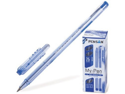 Ручка кулькова, синя My-Pen., 25шт в уп.