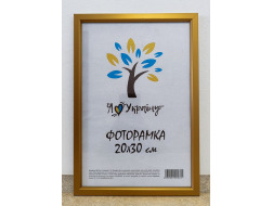 Фоторамка 20*30 золота Юг багет 1511 ДВП+скло б/н