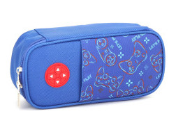 Пенал KJ3284 Blue 22*5.5*10 синій