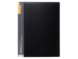 папка з файлами, А4, 10ф, PP 600мкн, чорн., 06500, SOZ