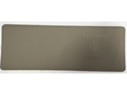  Обкладинка на посвідчення учасника бойових дій Герб екошкіра хакі нубук тиснення 33967 