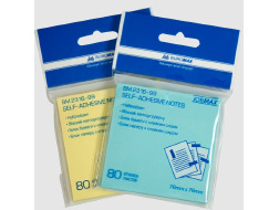 Блок для нотаток 76х76 мм, 80 арк., JOBMAX асорті BM2316-99