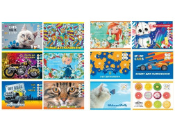 Альбом ТЕТРАДА 12 арк з перфораціею 20/160 ТЕ36