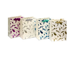 Пакет картоний з фольгою 18*23*10см, Перо 10227