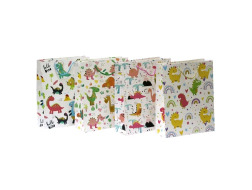 Пакет картонний 210 гр, з фольгою 18*23*10cм 506S