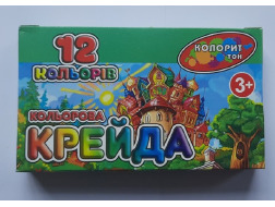 Крейда асфальтна 12коль.круг.20*100мм