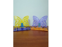 Підставка для книг №3 (пластик) "Метелик"