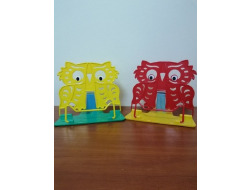 Підставка для книг №4 (пластик) "Сова"