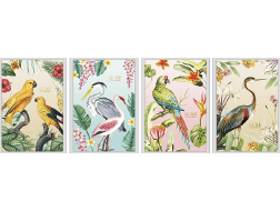 Зошит для записів, інтегральна, В5/80арк., у лінію, кремовий блок, 70г/м2, софт тач													