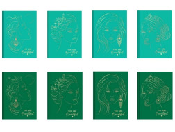 Блокнот А5 7БЦ 64 арк., МІКС-2; мат.лам,4 види тиснення, Creamy 60 г/м, Рюкзачок