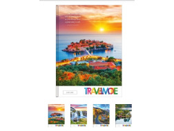 Блокнот А5 7БЦ 64арк # TRAVEL, Рюкзачок