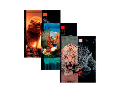 Блокнот А6 7БЦ 176 арк.#  серія ТВАРИНИ, Рюкзачок