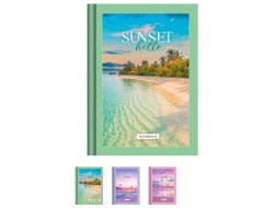 Блокнот А6 7БЦ 176 арк.#, серія SUNSET, Рюкзачок