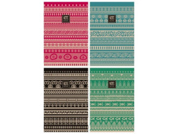 Блокнот крафт 7БЦ, 105х165 мм, 80арк., лінія, диз.1829-1832