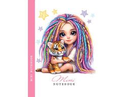 Блокнот, 80г, Інтегральний, 105х148 мм, 48 аркушів, чисті аркуші, Мат.лам. диз.24291