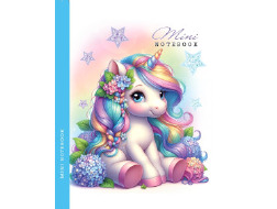 Блокнот, 80г, Інтегральний, 128х165 мм, 48 аркушів, чисті аркуші, Мат.лам. диз.24301