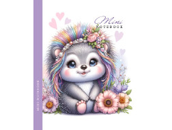 Блокнот, 80г, Інтегральний, 128х165 мм, 48 аркушів, чисті аркуші, Мат.лам. диз.24304