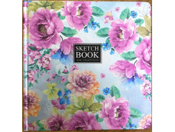 Скетчбук N9460, 200х200, 24арк. чисті аркуші