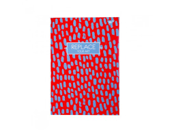 Блокнот для записів А4/96 лін. 7БЦ, мат. лам.+пантон+ембосінг "REPLACE" YES