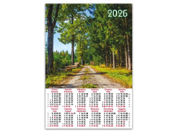 Календар 2026 A2 плакат Природа