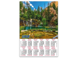 Календар 2026 A2 плакат Природа